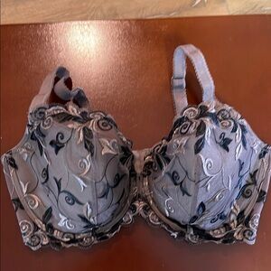 Soma Elegant Lace Underwire Bra - Black and Brown